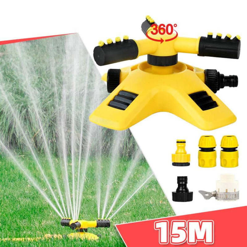 Irrigador para jardim 360° Sprinkler automático Aspersor - Likecasa